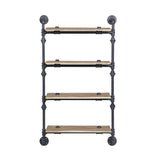 Brantley Industrial Wall Rack with 4 Shelves  AC00737-ACME