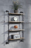Brantley Industrial Wall Rack with 4 Shelves  AC00737-ACME