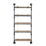 Brantley Industrial Wall Rack with 5 Shelves  AC00738-ACME