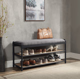 Brantley Industrial Shoe Rack Gray Fabric(#K01003, $6 usd/meter) AC00755-ACME