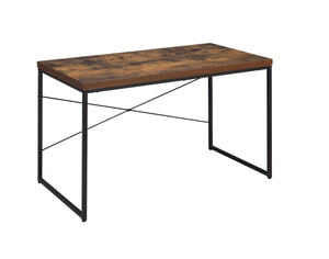 Bob Industrial Console Table Weathered Oak (Honey Comb) •Black Metal Frame (Powder Coating) AC00906-ACME