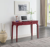 Alsen Transitional Console Table Red Finish AC00916-ACME