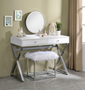 Adao Contemporary Vanity Mirror & Stool  AC00935-ACME