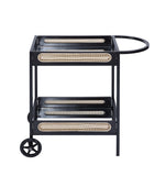 Colson Transitional Serving Cart Black AC01082-ACME