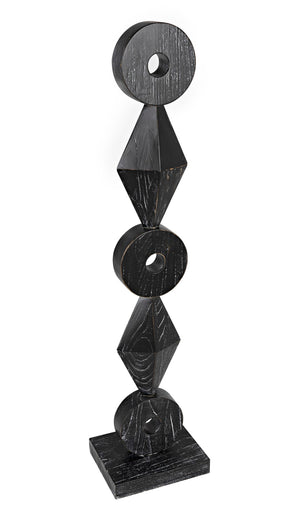 Noir Totem Sculpture AC151CB