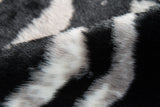 Momeni Erin Gates Acadia ACA-1 Machine Made Modern Animal Print Indoor Area Rug Black 5'3" x 7'10" ACADIACA-1BLK537A