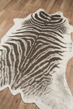 Momeni Erin Gates Acadia ACA-1 Machine Made Modern Animal Print Indoor Area Rug Grey 5'3" x 7'10" ACADIACA-1GRY537A