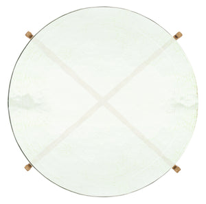 Safavieh Tengah Round Glass Accent Table ACC3213A
