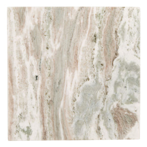 Tenzin Stylish Marble-Top Accent Table with Sleek Metal Base - Modern Home Décor Essential