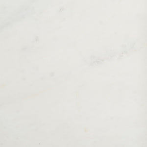 Kya 2-Tier Marble Accent Table - Stylish Walnut & Black Frame, Perfect for Chic Small Spaces