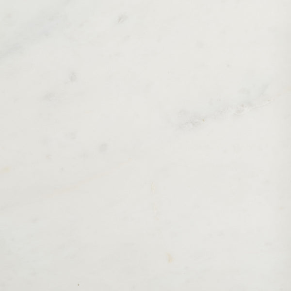 Kya 2-Tier Marble Accent Table - Stylish Walnut & Black Frame, Perfect for Chic Small Spaces