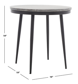 Safavieh Nylah Marble Side Table ACC3716A
