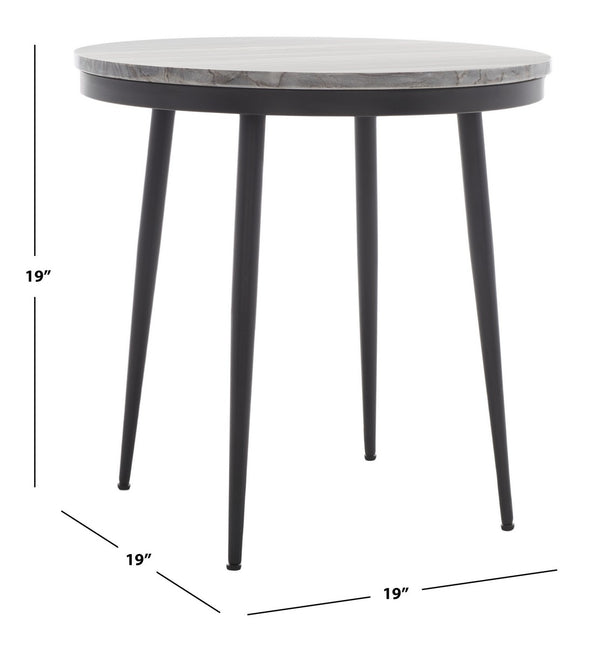 Safavieh Nylah Marble Side Table ACC3716A
