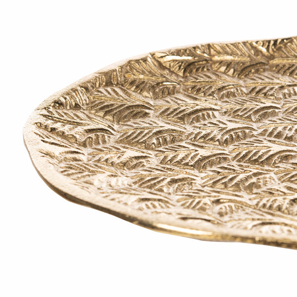 Luana Pineapple Top Accent Table - Elegant Gold Finish with Antique Base for Timeless Living Room Style