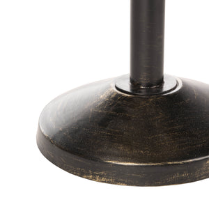 Luana Pineapple Top Accent Table - Elegant Gold Finish with Antique Base for Timeless Living Room Style