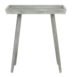 Nonie Tray Accent Table - Modern Pine Design in Vintage White, Perfect for Chic Interiors and Decor