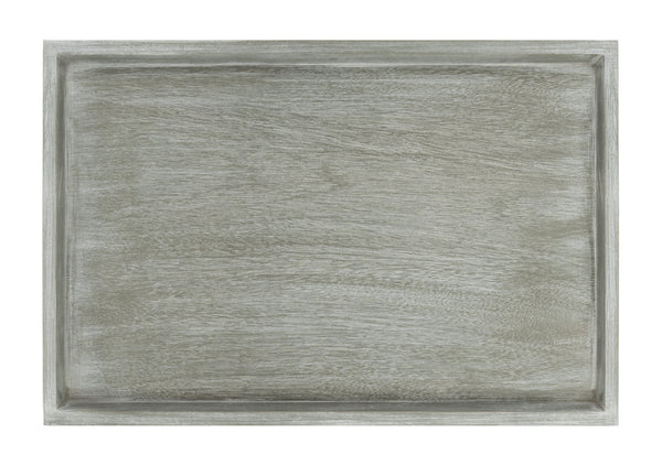 Nonie Tray Accent Table - Modern Pine Design in Vintage White, Perfect for Chic Interiors and Decor