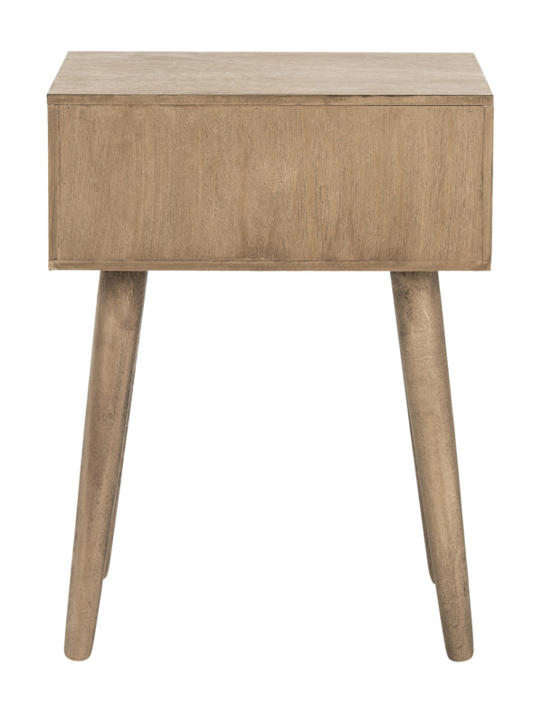 Lyle Accent Table - Scandinavian-Inspired Pine Wood Design in Vintage White for Stylish Interiors