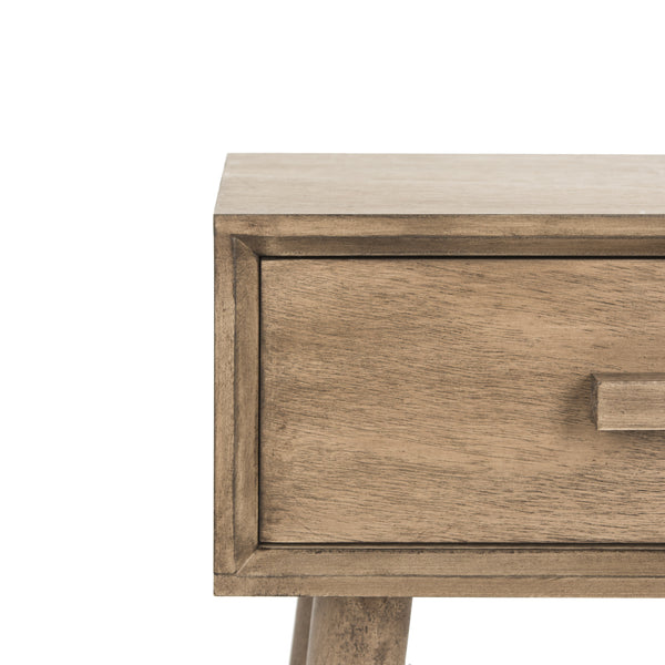 Lyle Accent Table - Scandinavian-Inspired Pine Wood Design in Vintage White for Stylish Interiors