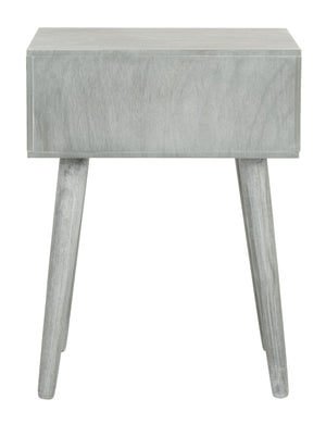 Lyle Accent Table - Scandinavian-Inspired Pine Wood Design in Vintage White for Stylish Interiors