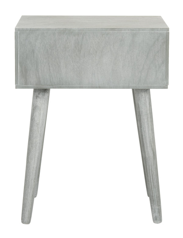 Lyle Accent Table - Scandinavian-Inspired Pine Wood Design in Vintage White for Stylish Interiors