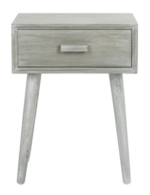 Lyle Accent Table - Scandinavian-Inspired Pine Wood Design in Vintage White for Stylish Interiors