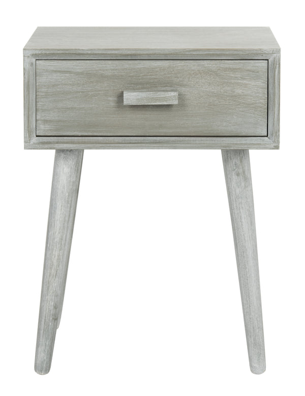 Lyle Accent Table - Scandinavian-Inspired Pine Wood Design in Vintage White for Stylish Interiors