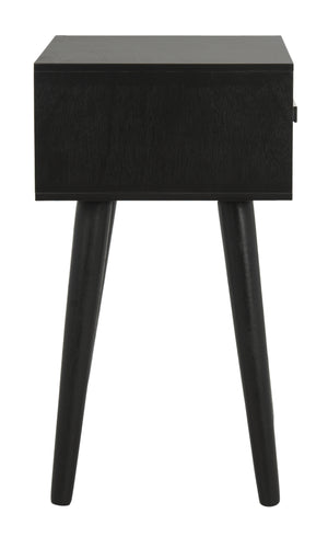 Lyle Accent Table - Scandinavian-Inspired Pine Wood Design in Vintage White for Stylish Interiors