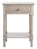 Safavieh Josie 1 Drawer Accent Table Greige ACC5706B