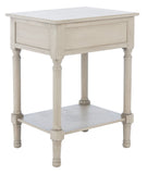 Safavieh Landers 1 Drawer Accent Table Greige ACC5708D