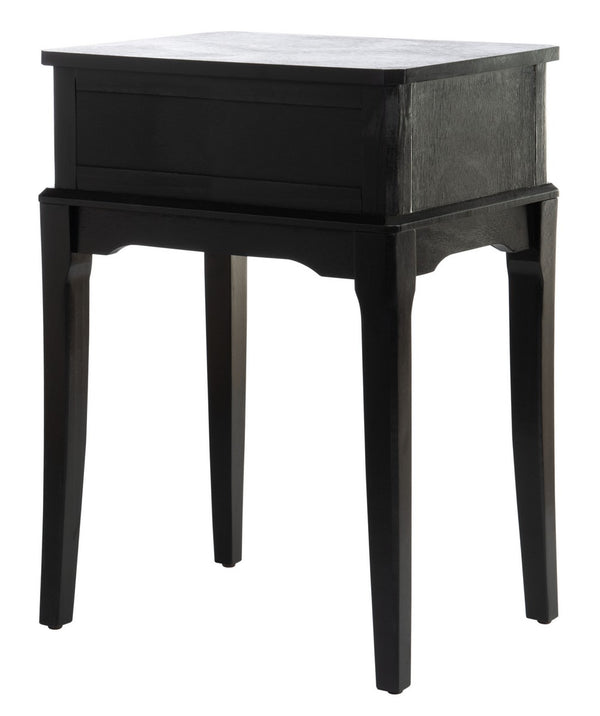 Opal 1Drw Accent Table Black Wood ACC5719B