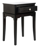 Opal 1Drw Accent Table Black Wood ACC5719B