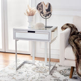 Safavieh Lilo 1 Drawer Mirrored Accent Table ACC9700A