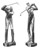 Uttermost Practice Shot Metallic Statues - Set of 2