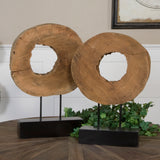 Uttermost Ashlea Wooden Sculptures Set of 2