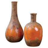 Uttermost Kadam Ceramic Vases Set of 2