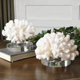 Uttermost Hard Coral Sculptures - Set of 2