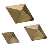 Uttermost Rhombus Champagne Accents - Set of 3
