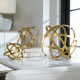 Uttermost Stetson Gold Spheres - Set of 3