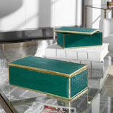 Uttermost Karis Emerald Green Boxes Set of 2