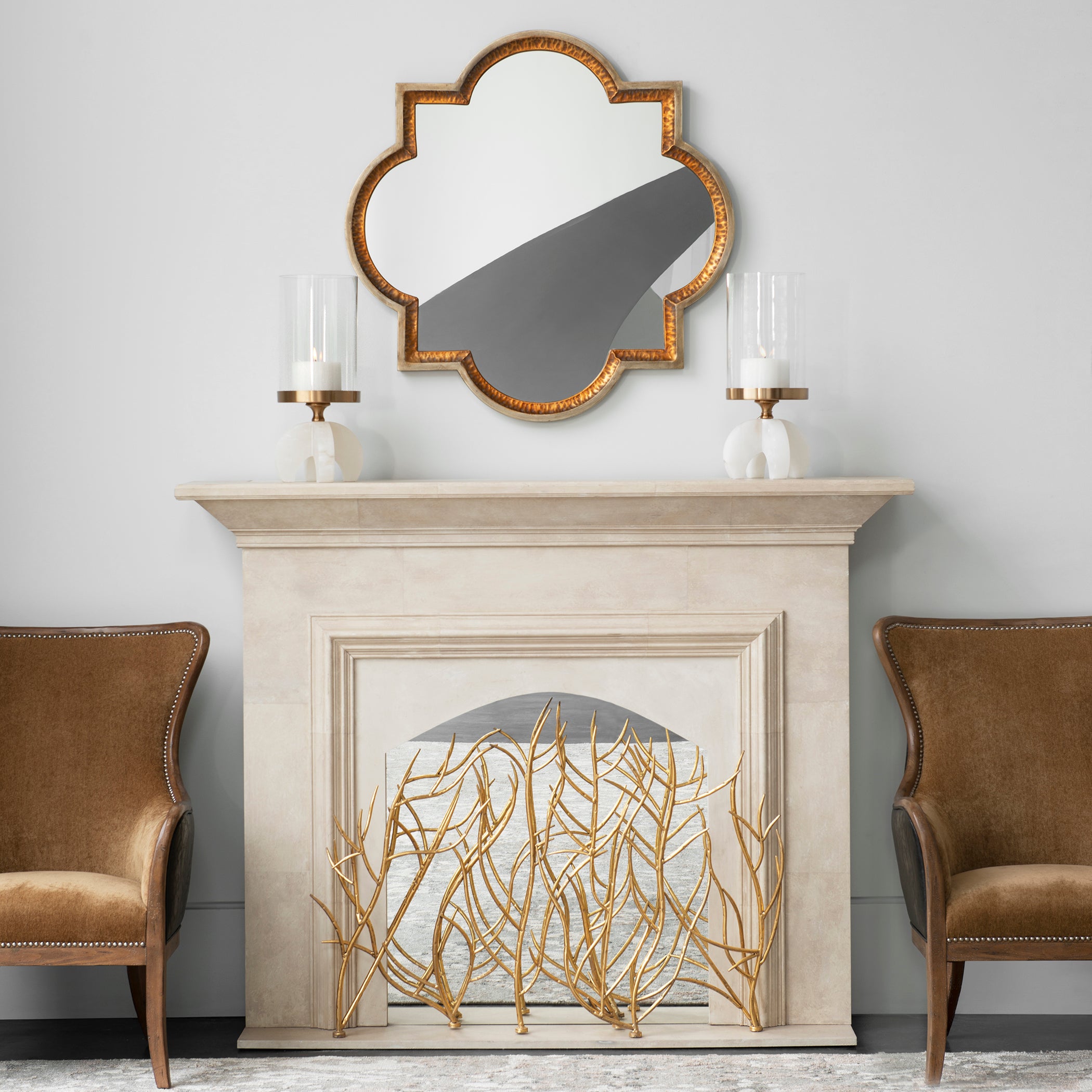 Uttermost Branches Fireplace Screen