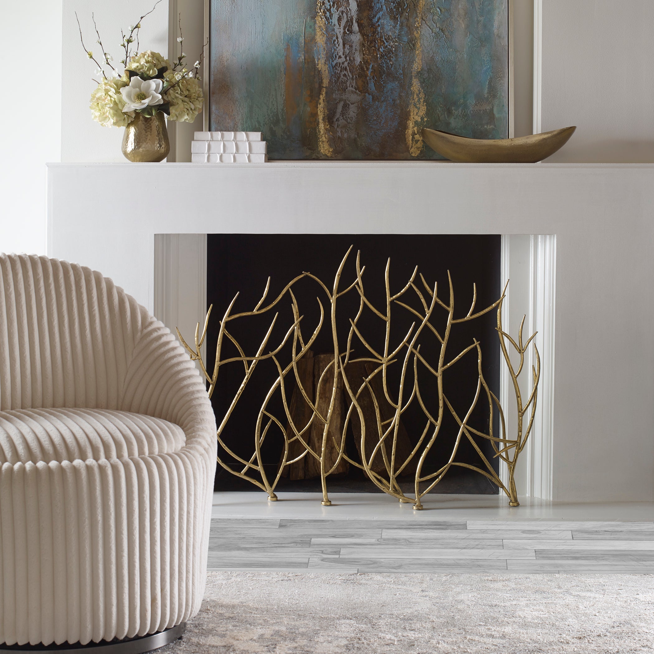 Uttermost Branches Fireplace Screen - Thumbnail 3