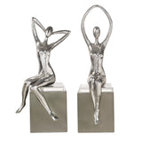 Jaylene Silver Sculptures - Set of 2