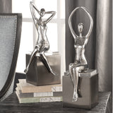 Uttermost Jaylene Silver Sculptures - Set of 2