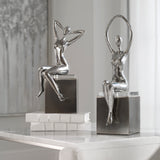 Uttermost Jaylene Silver Sculptures - Set of 2