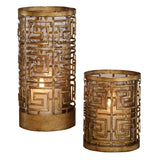 Uttermost Ruhi Hurricane Candleholders - Set of 2