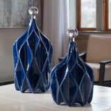 Uttermost Klara Geometric Bottles - Set of 2