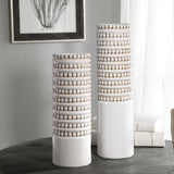 Uttermost Angelou White Vases - Set of 2