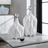 Uttermost Klara White Bottles - Set of 2