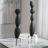 Uttermost Koa Black Marble Sculptures - Set of 2